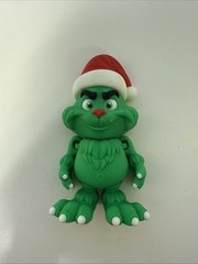 Grinch Cute 3D printed Mr Grinch Santa Hat Articulated Fidget Toy