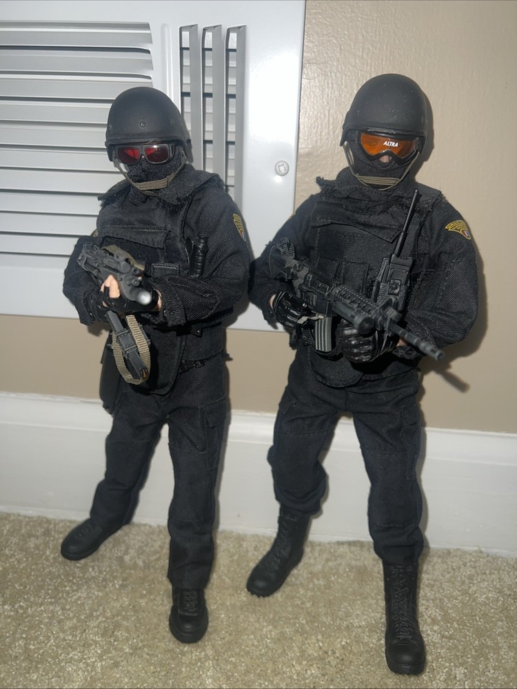 Custom 1/6 Figure 12” Military Kitbash Commando Swat Team Lot Resident Evil