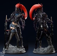 Sung Jin Woo and Igris Resin Figure / Statue various sizes