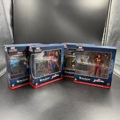 Marvel Legends Magic the Gathering SPIDER-MAN 6″ Figure Set of 4 With Cards