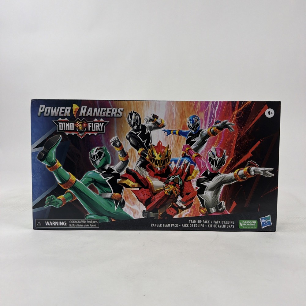 Power Rangers Dino Fury Team-Up Pack Action Figure 5-Pack