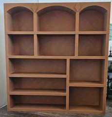 Miniature Wall/Tabletop Brown Display Shelf MiniVerse, MiniBrand, Trinkets 1:6
