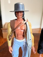 Big Jim Mattel Wolfpack The Whip Torpedo Fist Dr Steel Warpath PACK 4 Figures