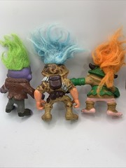 Battle Trolls lot of 3 Hasbro 1992 Battle trolls Military Frankenstein Viking