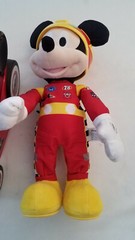DISNEY MICKEY MOUSE Racing Adventure ROADSTER Racer Talking 14” Lights Sound