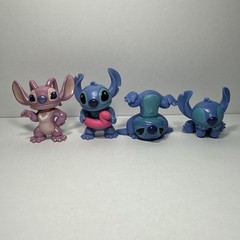 Just Play Disney Lilo & Stitch Stitch & Angel Figures Lot of 4 PVC Figures