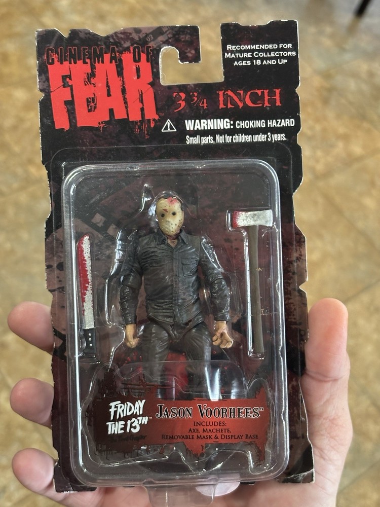 Jason Friday The 13th IV 3 3/4” Figure Cinema Of Fear Mezco Final Chapter