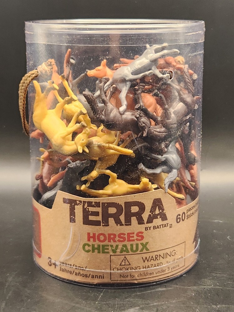 Terra by Battat, Horse Figurines (60 Pcs) Assorted Miniature Horse Toy Figures