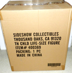SIDESHOW STAR WARS GROGU MANDALORIAN SHIPPER SEALED 1:1 LIFE SIZE STATUE CHILD