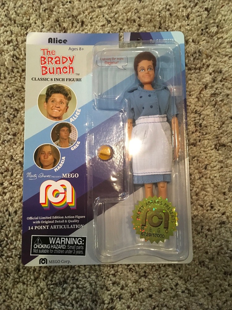 Mego Brady Bunch Alice Limited Editon Target Exclusive #1 of 10,000! 8″ Figure