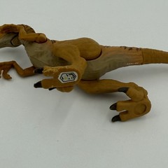 Jurassic World Camp Cretaceous Savage Strike Orange Velociraptor, Loose Figure