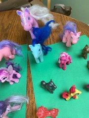 Lot Of 15 My Little Pony Figures Various Sizes Years Generations few Unicorns
