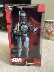 Disney Store Star Wars Force Awakens Authentic Talking Boba Fett New Red Box