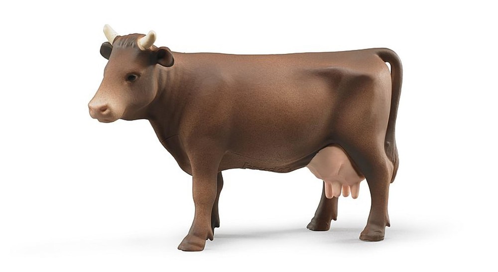 Bruder 1 16 Scale Realistic Cow Toy Figure Multicoloured German Quality