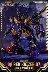Anime Mini Force Mirror Tyrannosaurus Battle‑X King 12.6in Action Figure Model