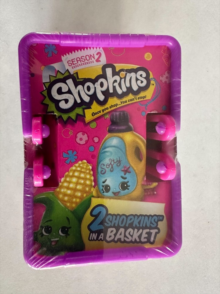 Shopkins Season 2 Blind Basket Pink Factory Sealed Moose Toys Unopened