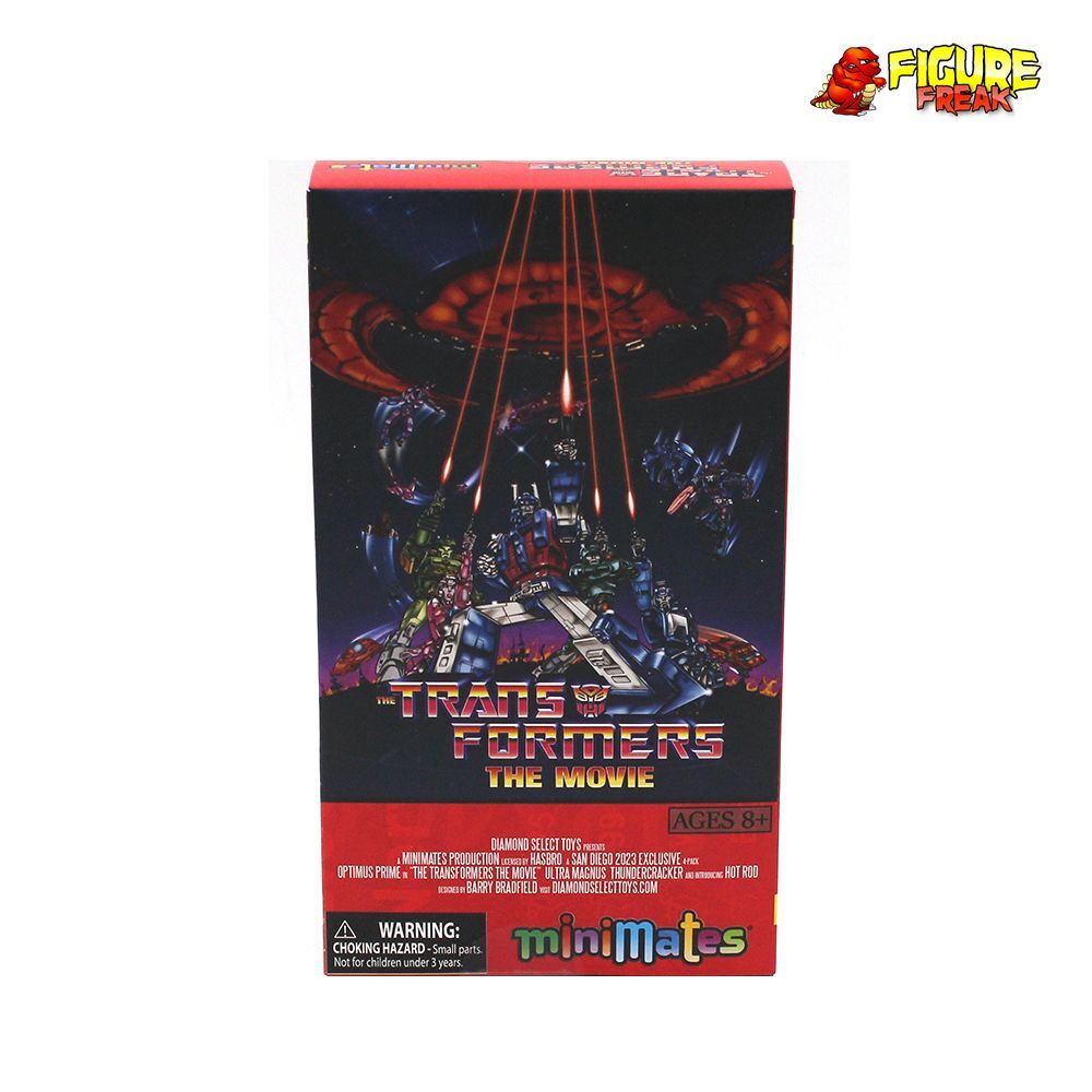 Transformers Minimates 2023 SDCC Exclusive Movie VHS Box Set Limited Ed. 1500