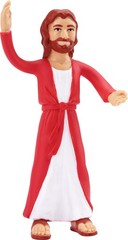 NJ Croce 6.5″ Jesus of Nazareth Poseable Figure, Bendable Toy, Religious Gift,