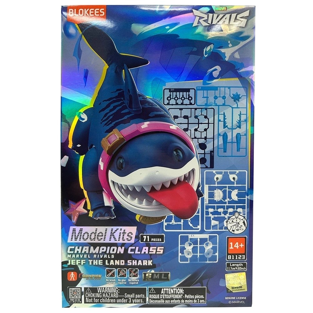 BLOKEES CHAMPION CLASS MARVEL RIVALS JEFF THE LAND SHARK LK53239