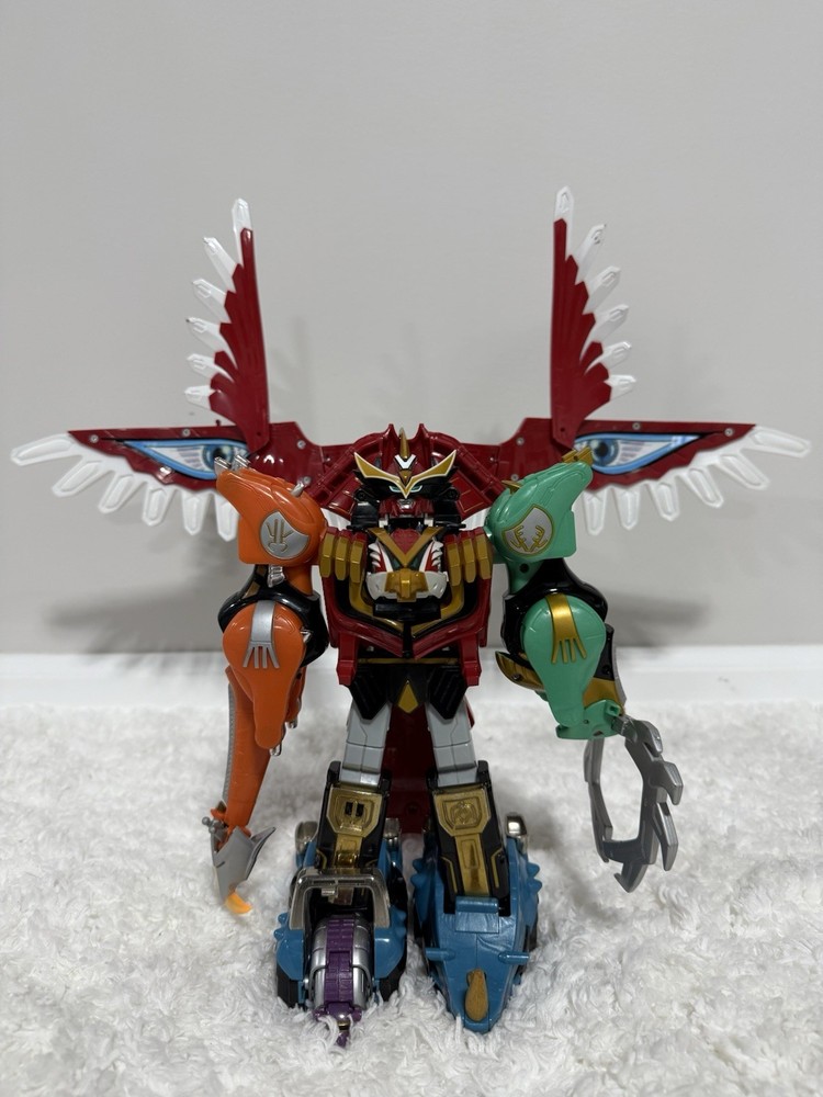 Bandai Power Rangers Wild Force Deluxe DX Isis Megazord (Gao Icarus) Complete