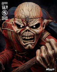 3D Printed Fan Art Iron Maiden Sculpture by Wicked3d