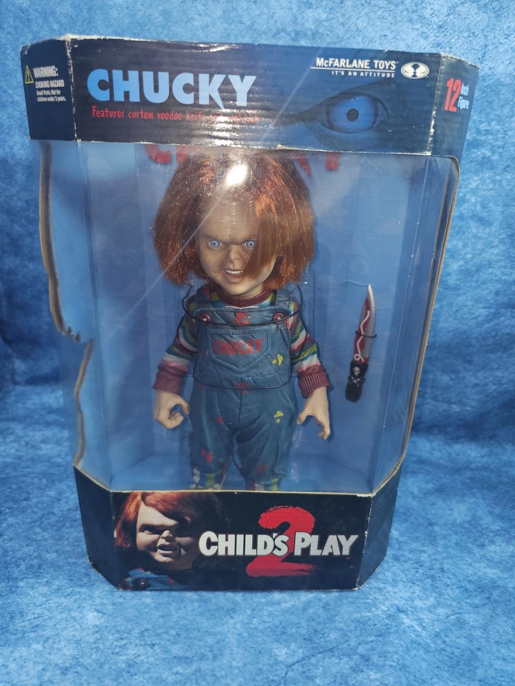 Child’s Play 2 CHUCKY 12″ Figure McFarlane Toys Movie Maniacs Doll NEW