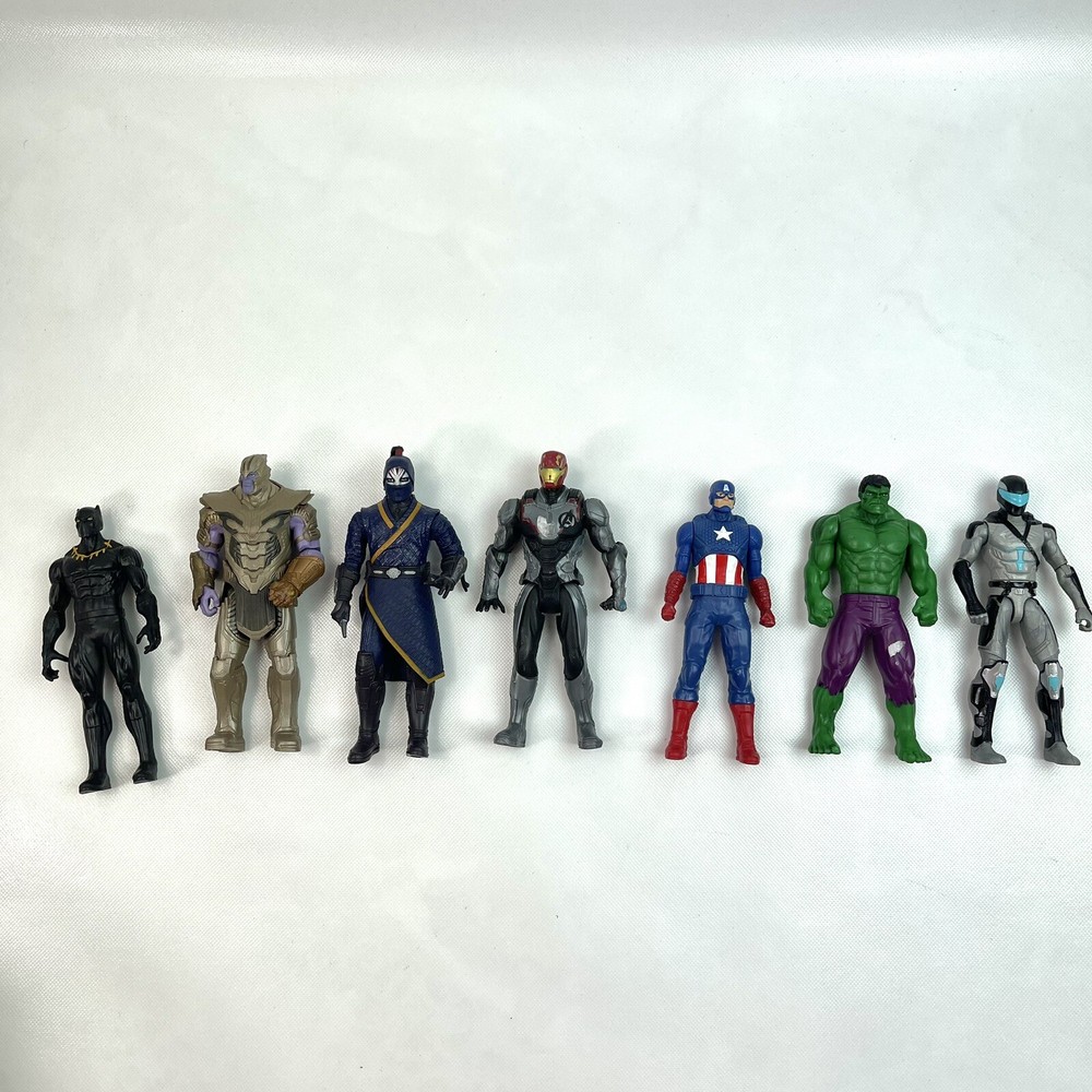 Marvel Comics + 1 GI Joe Action Figure Mix Lot Avengers Figures Bundle Deal