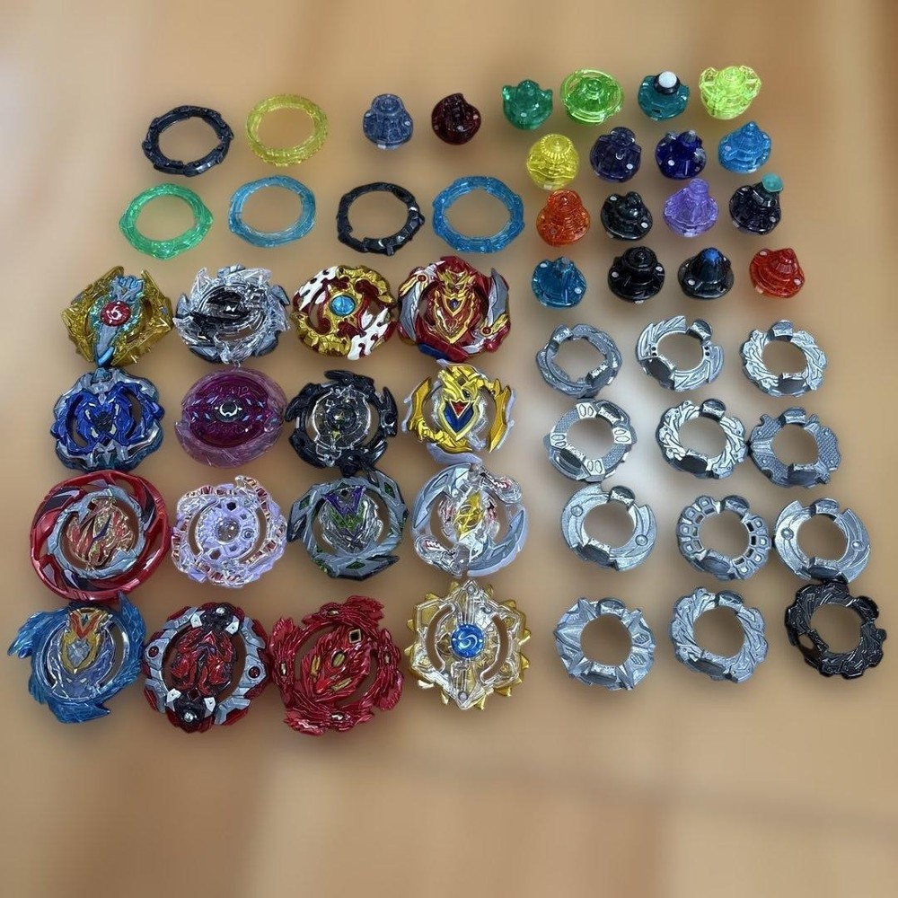 Takara Tomy Beyblade 48pc Set Collectible 15+ Used