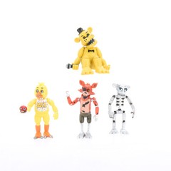 Five Nights At Freddy 2″ 4 Vinyl Collectible Figure Set Foxy Baby Ballon