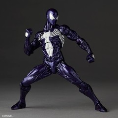 KAIYODO Revoltech Amazing Yamaguchi Symbiote Spider Man Purple Ver Action Figure