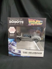 Handmade by Robots The Delorean Full Size Vinyl Figure Back To The Future NEW