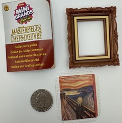 🖼️ NEW! Zuru Mini Brands Create MASTERPIECES- *Ultra Rare* Munch THE SCREAM