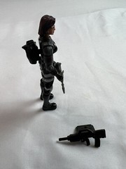 GI Joe Unreleased Baroness Prototype Figure w/ Gray Outfit & Red Hair Cobra 2003