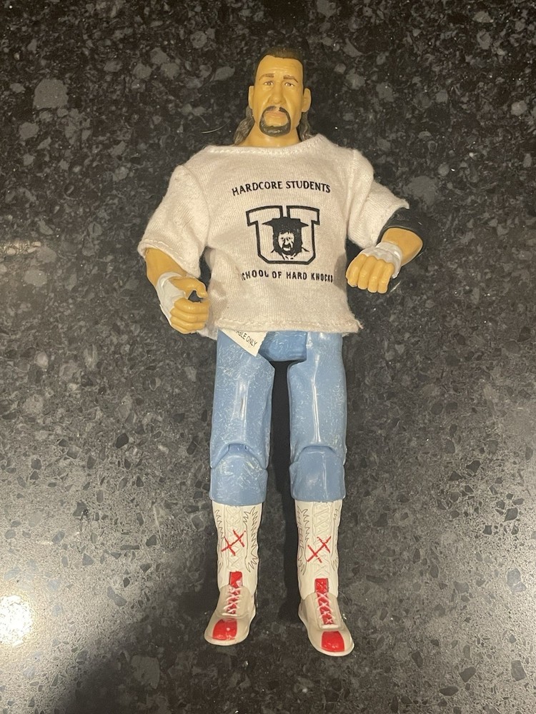 WWF WWE Jakks Classic Extreme Superstars Terry Funk Hardcore T-shirt Figure 2003