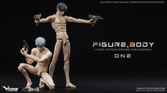 VTOYS X BMS VB002 1/12 Male Pale Flexible Jointed Body &Head Doll For 6″Figure