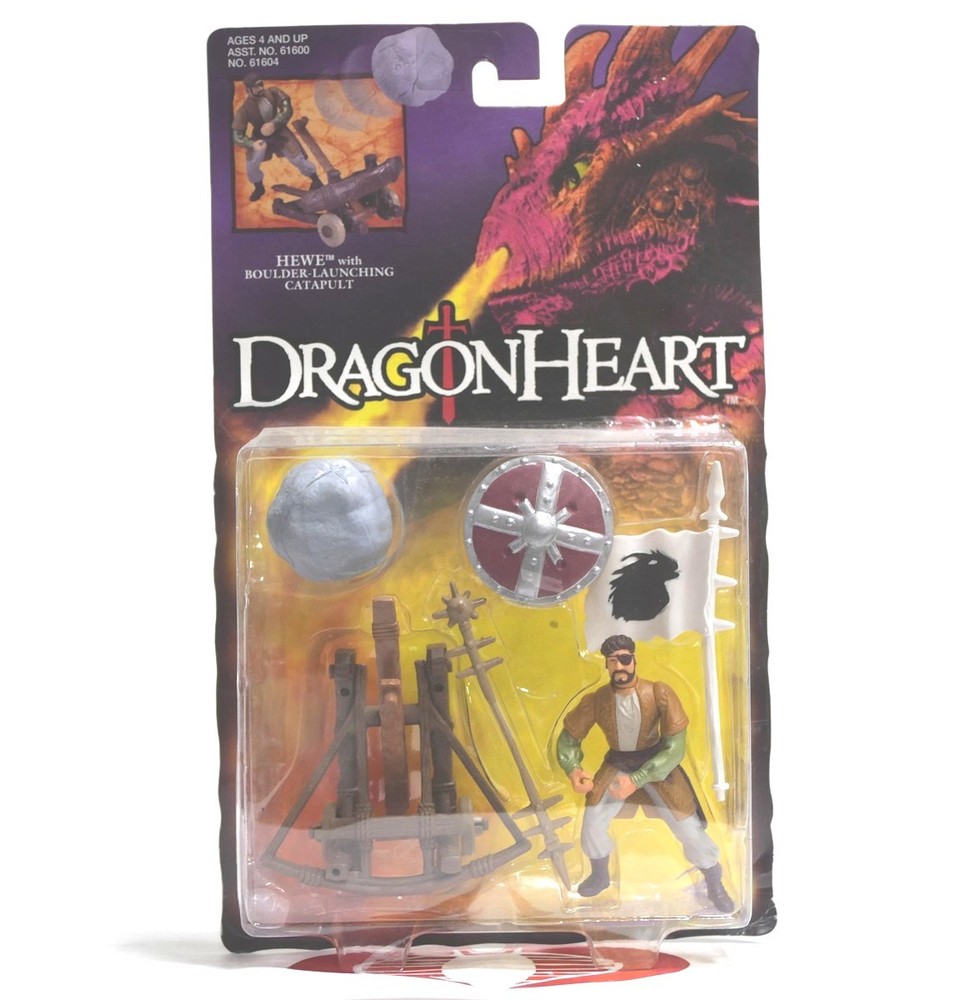Dragonheart Action Figure Hewe w Catapult MOC 1995 Original Kenner