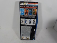 N A327 GI Joe 12″ Hall of Fame Action Figure Lot: Snake Eyes & Grunt (DMG Box)
