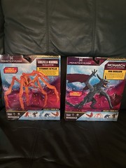 MonsterVerse Godzilla Monarch Titanus Scylla ION DRAGON 6″ Action Figures Lot 2