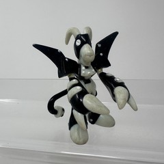 Hasbro Medabots Blackram Figure Black Wing Goat Robot 2.5″ 2001 Vintage Takara