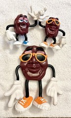 California Raisins PVC Figures Lot of 4 Vintage 1987 CALRAB