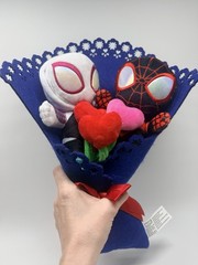 Spider-Man & Ghost-Spider Marvel Valentine’s Day 14″ Plush Bouquet 2025