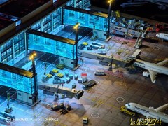 1/200 Airplane Airport Module Terminal Apron Model with Lighting Scene DIY Toy