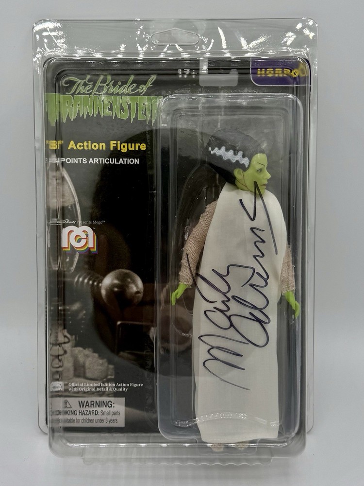 Marty Abrams Signed Mego Bride Of Frankenstein 8in Action Figure JSA Witness