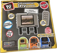 Jurassic Park Tiny TV Classics Best Clips Real Working TV