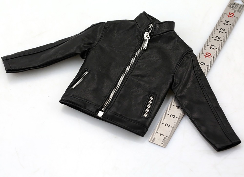 1/6 Short Coat Casual Leather Jacket Fit 12” Action Figure