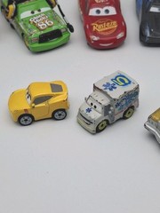 Disney Pixar Cars Lot Of 7 Die-cast & Plastic Some Missing Paint and Flaws