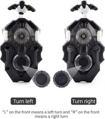 Bey Battling Burst Launcher and Grip, B-184 Left and Right Spin String Launcher