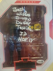 WWE Ultimate Edition Exclusive Dudley Boys Figure Ringside Exclusive Signed JSA