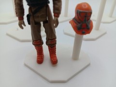 MASK kenner vintage action figure stands lot of 6 M.A.S.K. figure stands white