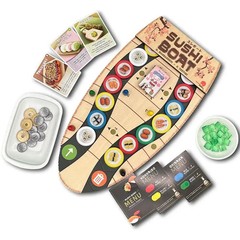 Sushi Boat – Party Food Anime Board Game for Family, Adults, and Children (2-5